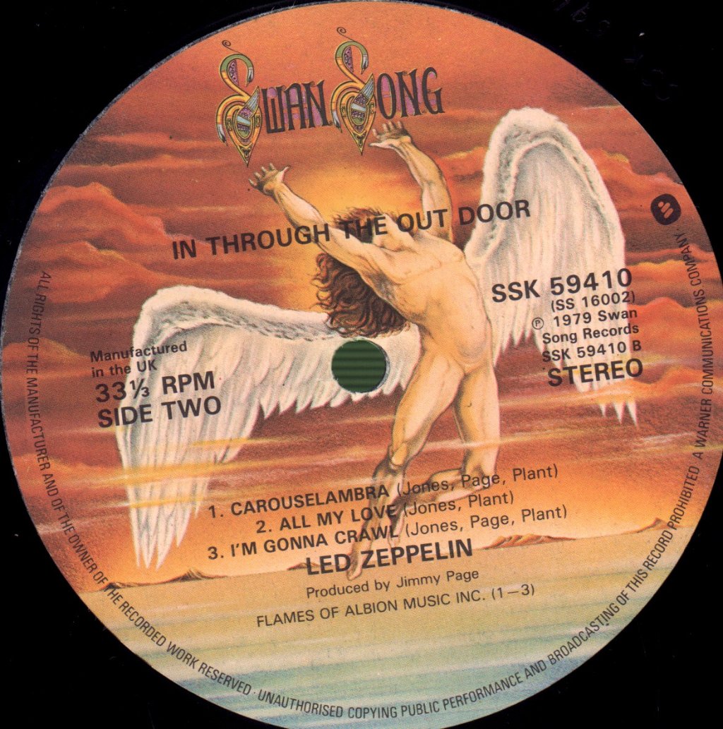 Led Zeppelin - In Through The Out Door - Lp