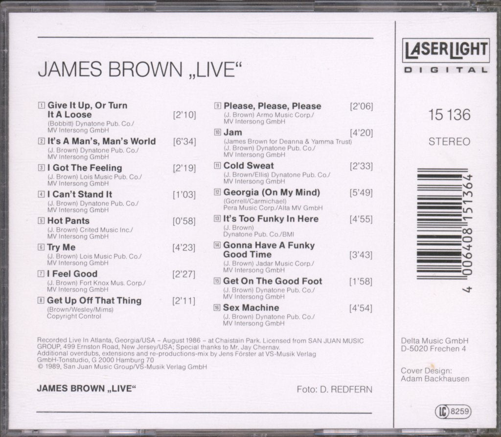 James Brown - Live! - Cd