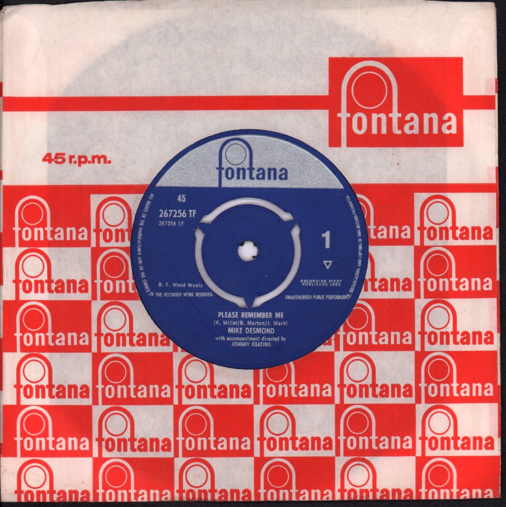 Mike Desmond - Please Remember Me - 7 Inch