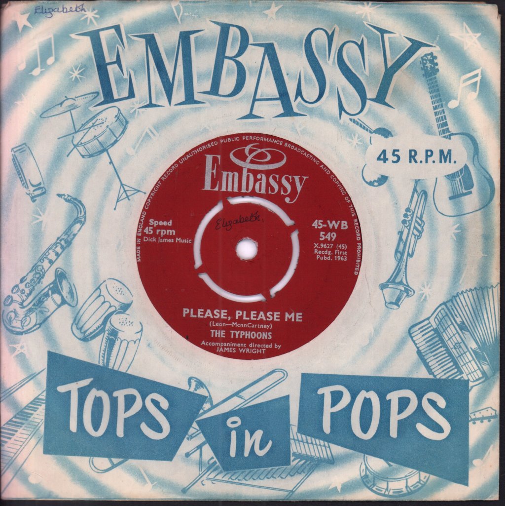 Mike Redway / The Typhoons - That's What Love Will Do / Please, Please Me - 7 Inch