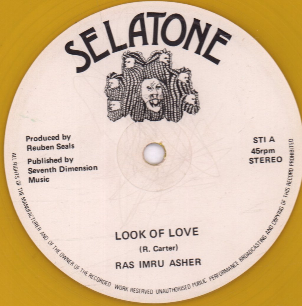 Ras Imru Asher - Look Of Love / Four Fold Runner - 12 Inch