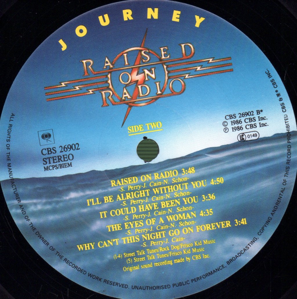 Journey - Raised On Radio - Lp