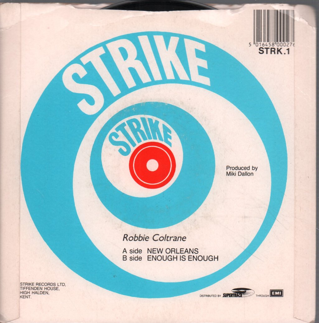 Robbie Coltrane - New Orleans - 7 Inch