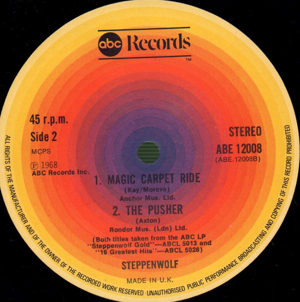 Steppenwolf - Four Tracks From Steppenwolf - 12 Inch