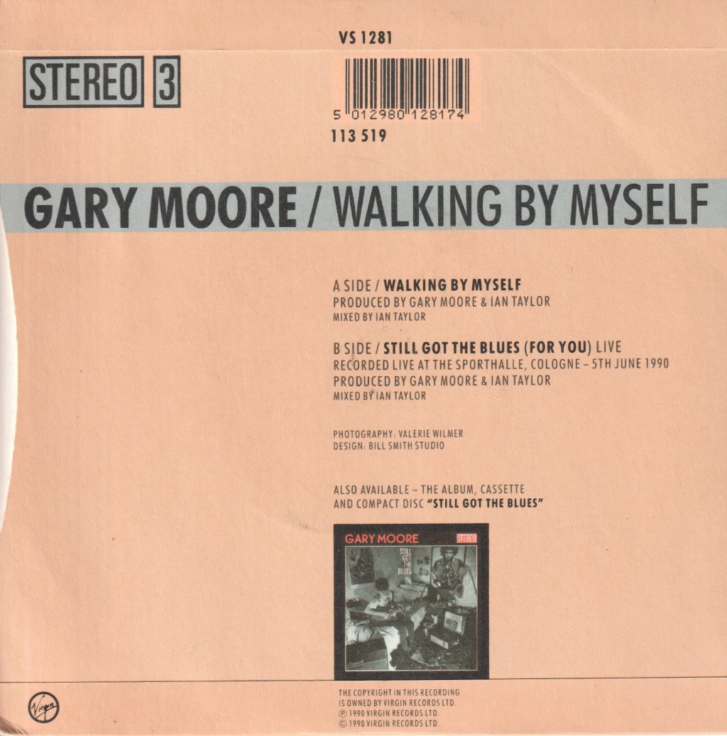 Gary Moore - Walking By Myself - 7 Inch