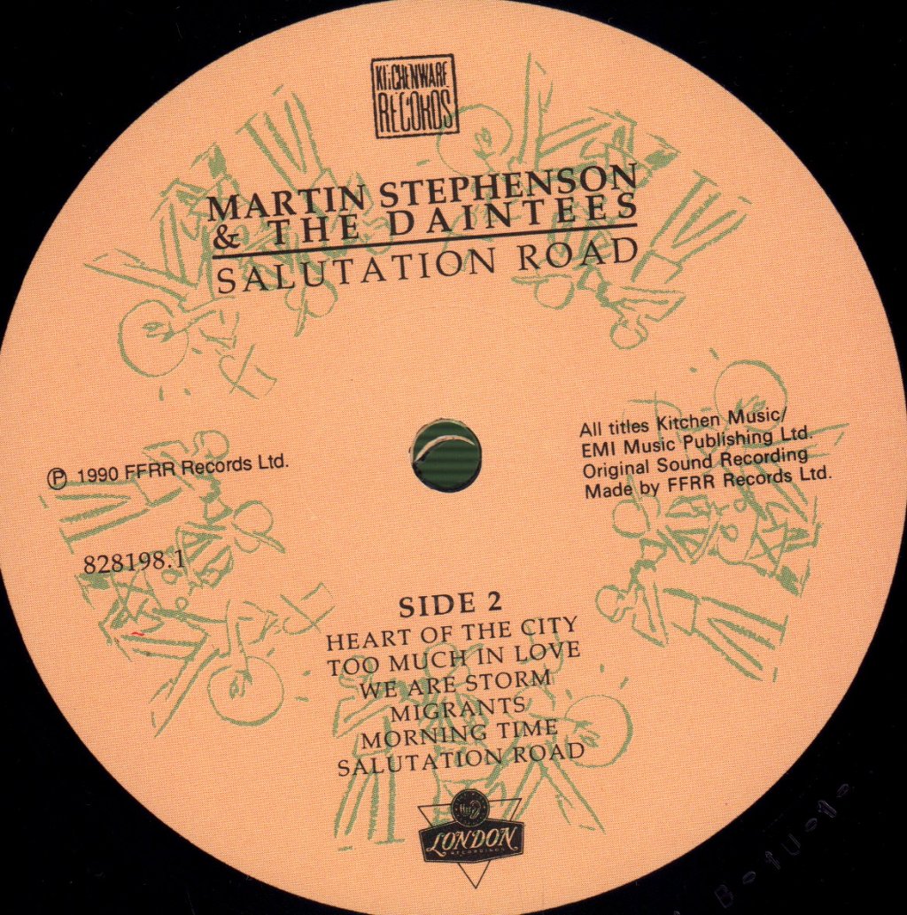 Martin Stephenson And The Daintees - Salutation Road - Lp