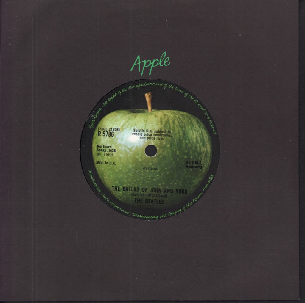 Beatles - Ballad Of John And Yoko - 7 Inch