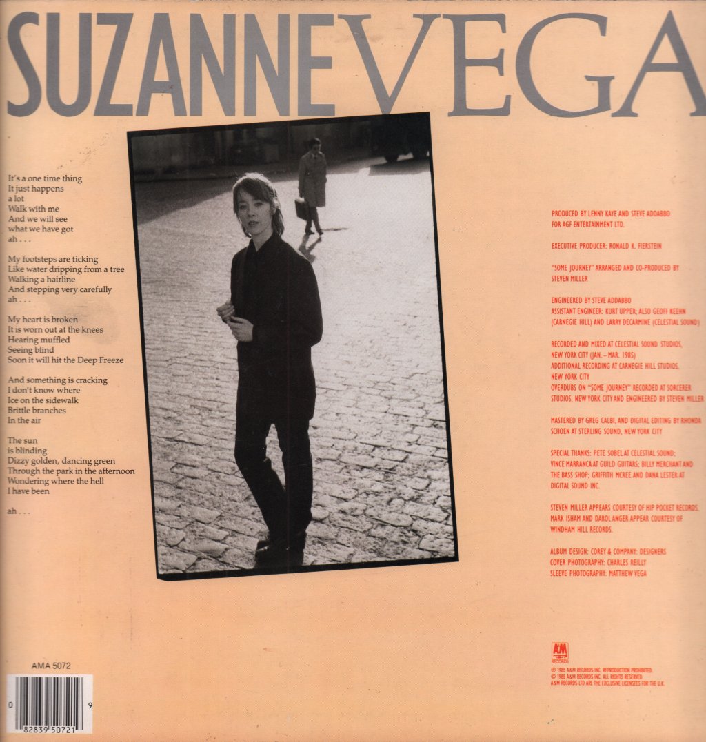 Suzanne Vega - Suzanne Vega - Lp