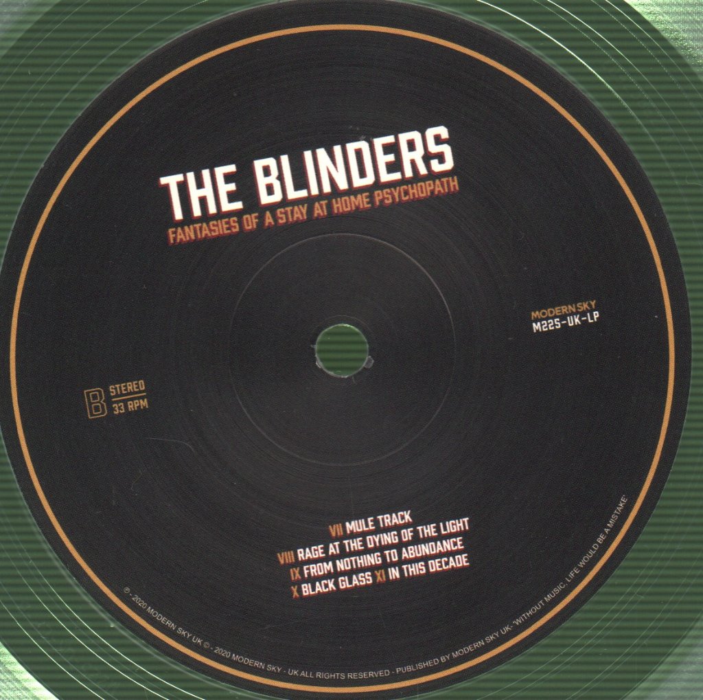 Blinders - Fantasies Of A Stay At Home Psychopath - Lp