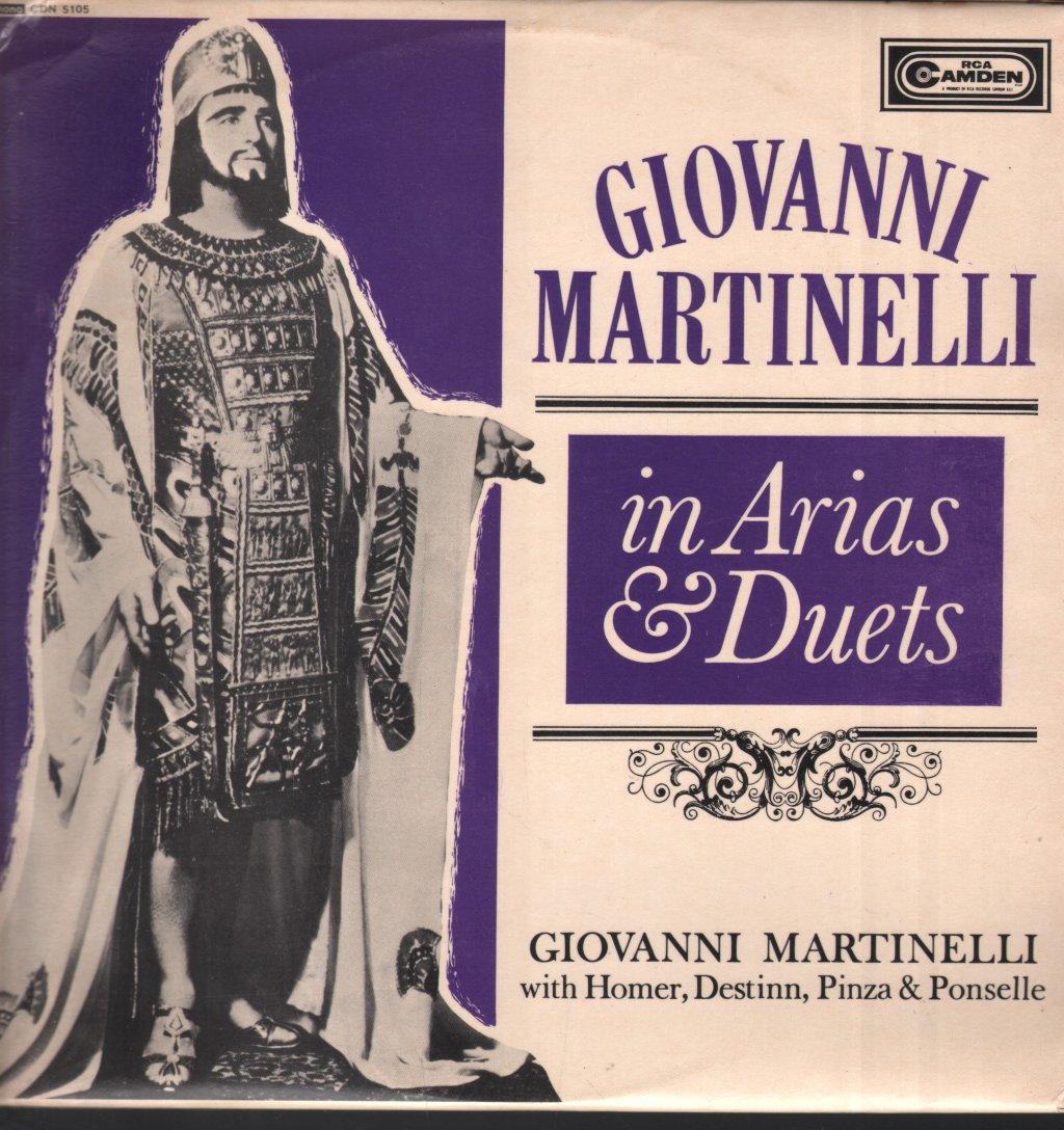 Giovanni Martinelli - In Arias And Duets - Lp