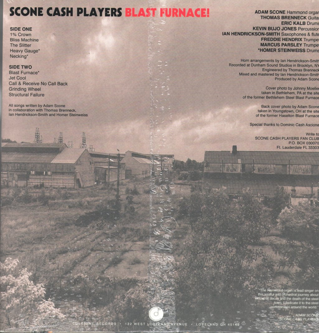 Scone Cash Players - Blast Furnace! - Lp