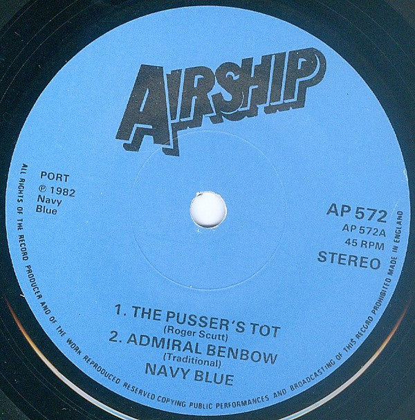 navy blue - Pusser's Tot - 7 Inch