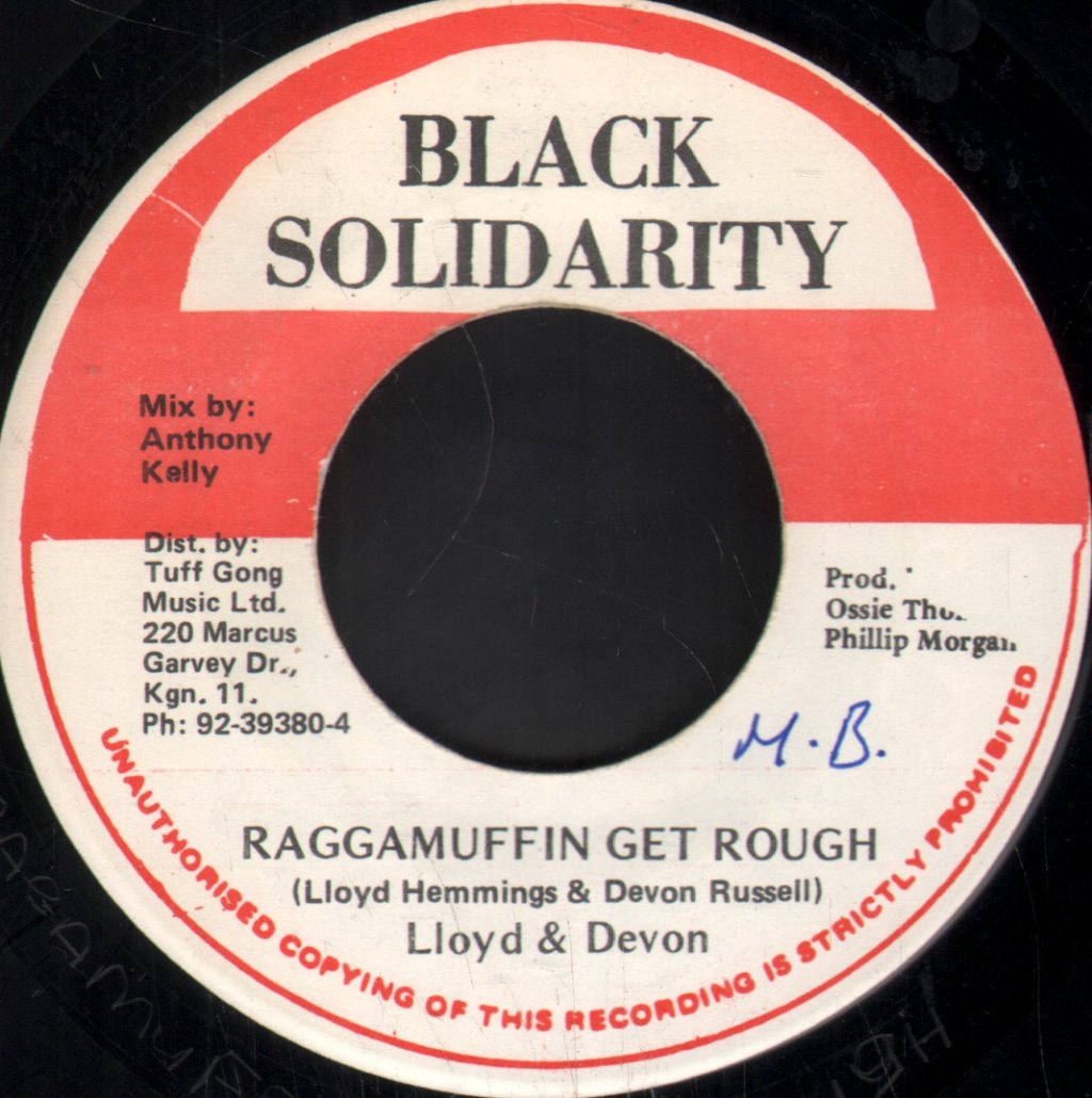 Lloyd & Devon - Raggamuffin Get Rough - 7 Inch