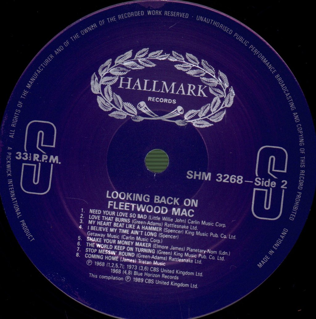 Fleetwood Mac - Looking Back On Fleetwood Mac - Lp