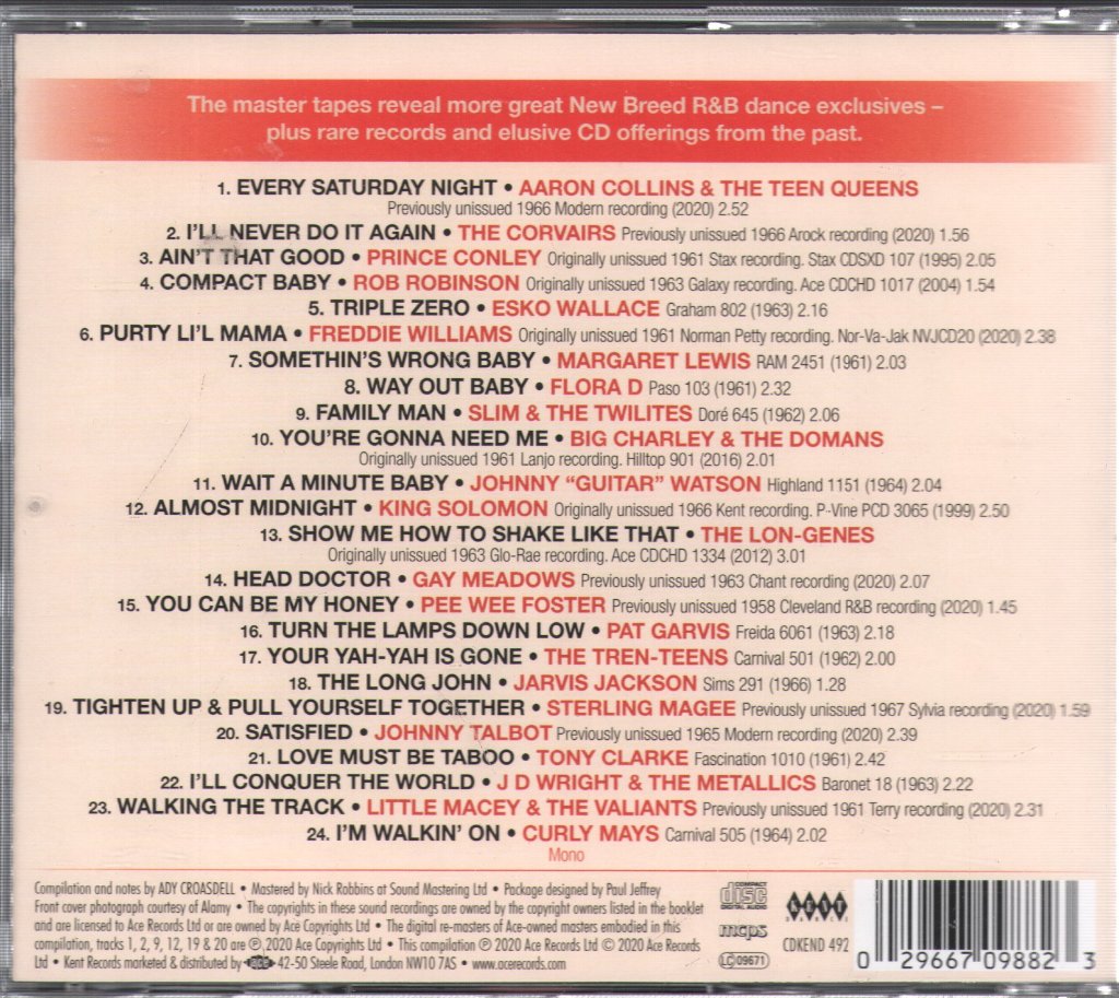 Various Artists - New Breed R&B - Saturday Night Special - Cd