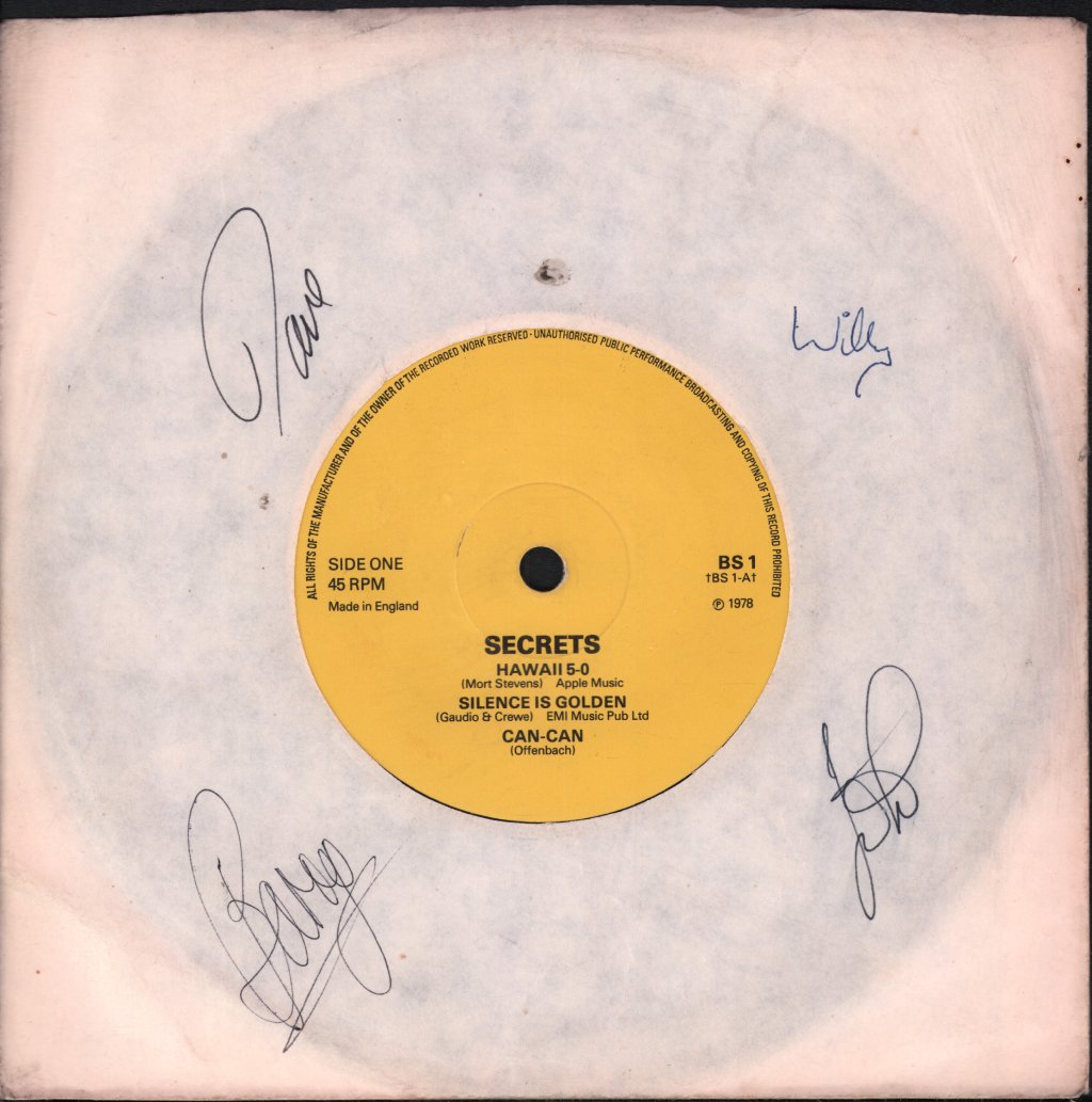 Secrets (70'S Group) - Hawaii 5-0 - 7 Inch