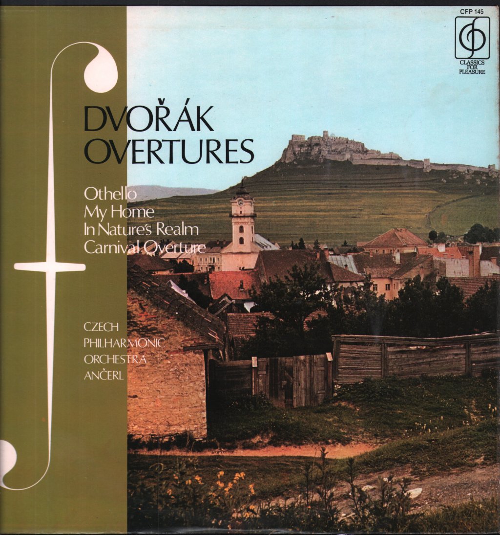 Karel Ancerl / Czech Philharmonic Orchestra - Dvorak Overtures - Othello, My Home, In Nature's Realm, Carnival Overture - Lp