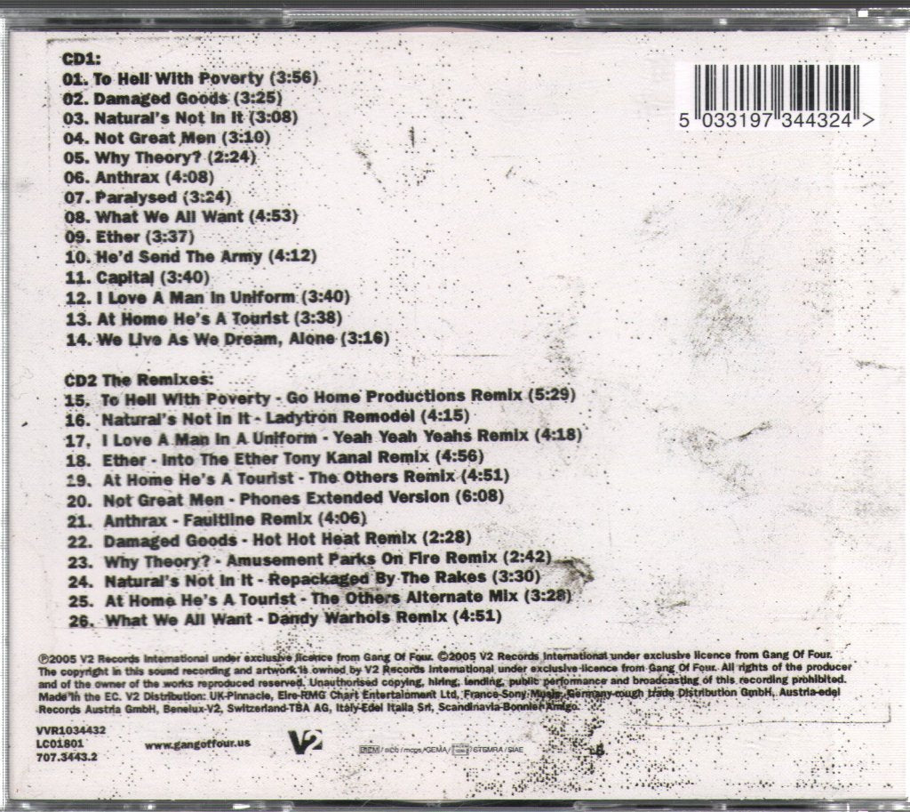 Gang Of Four - Return The Gift - Double Cd