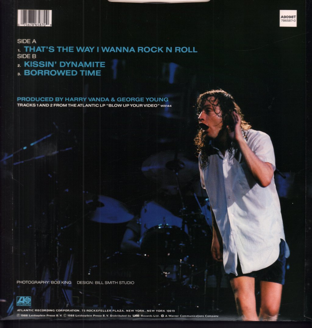 AC/DC - That's The Way I Wanna Rock N Roll - 12 Inch