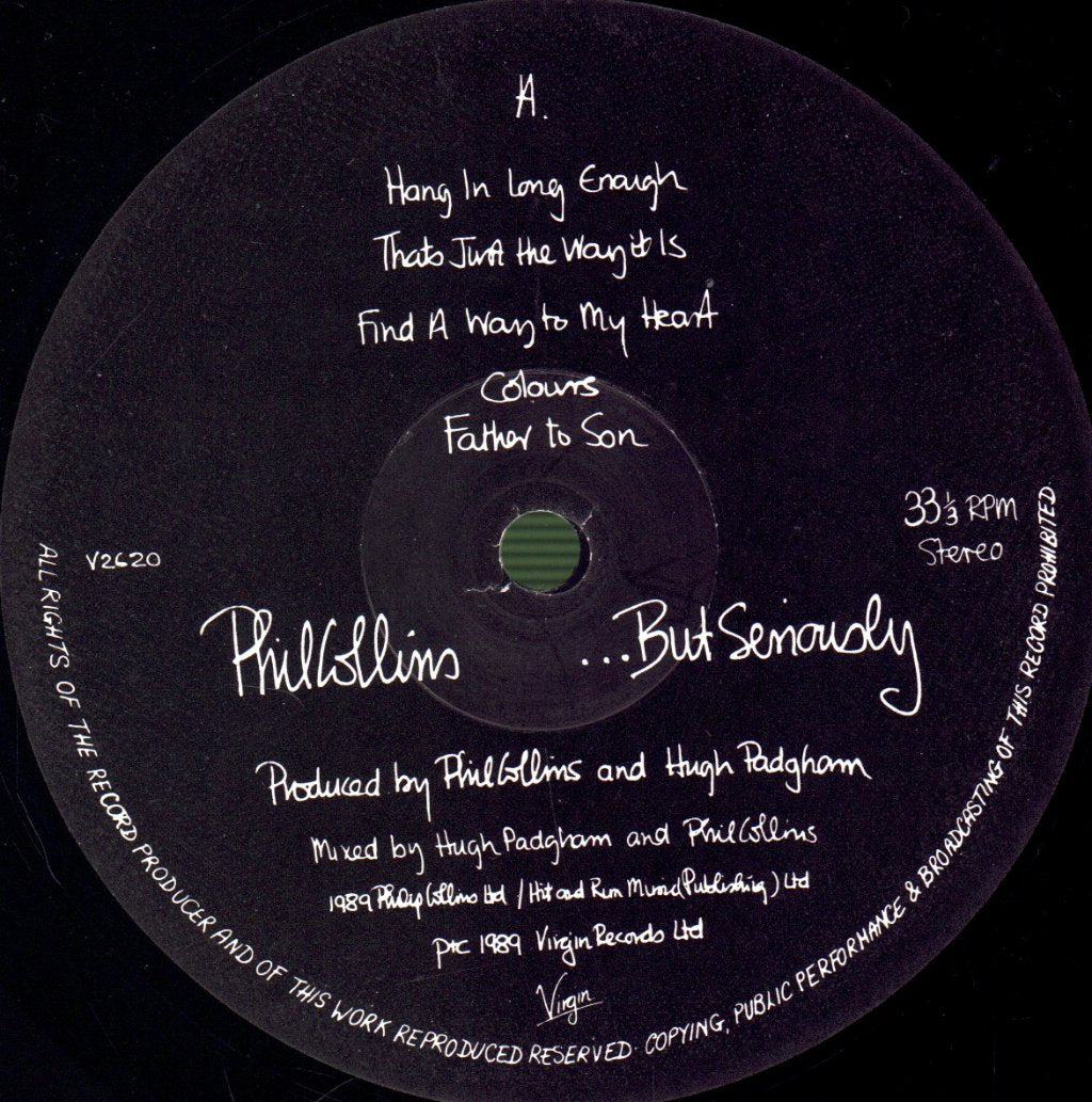 Phil Collins - But Seriously - Lp
