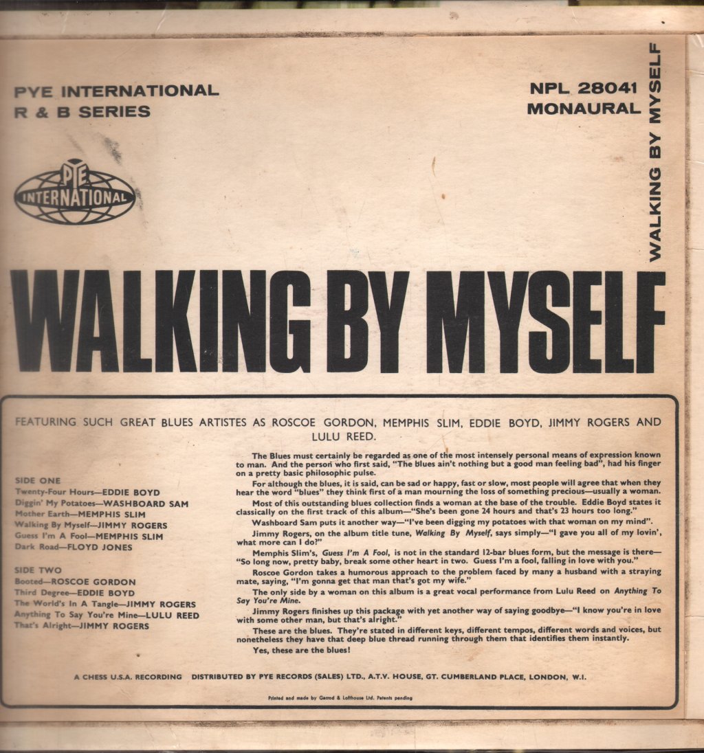 Various Artists - Walking By Myself - Lp