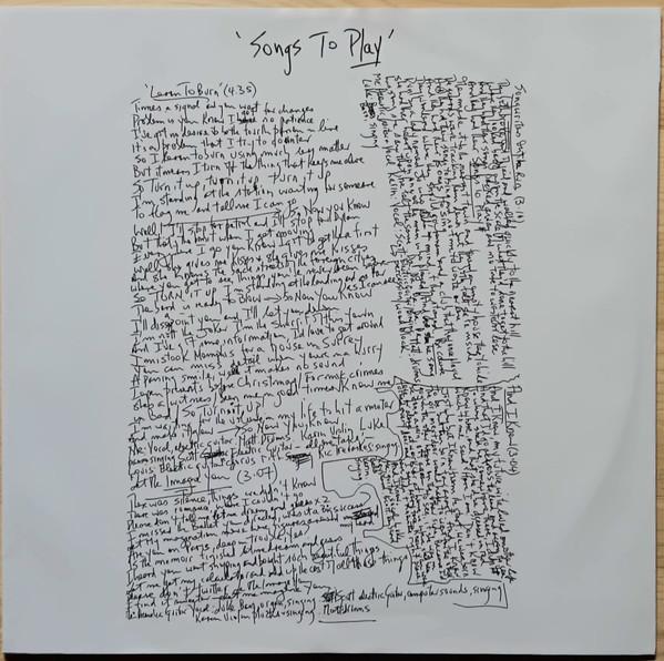 Robert Forster - Songs To Play - Lp