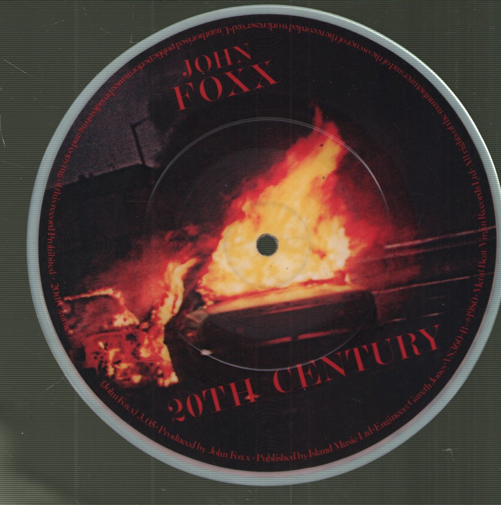 John Foxx - Burning Car - 7 Inch