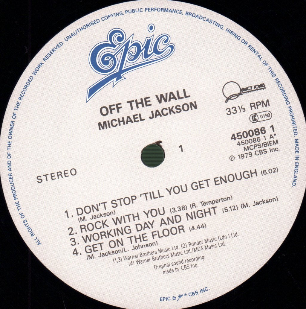 Michael Jackson - Off The Wall - Lp