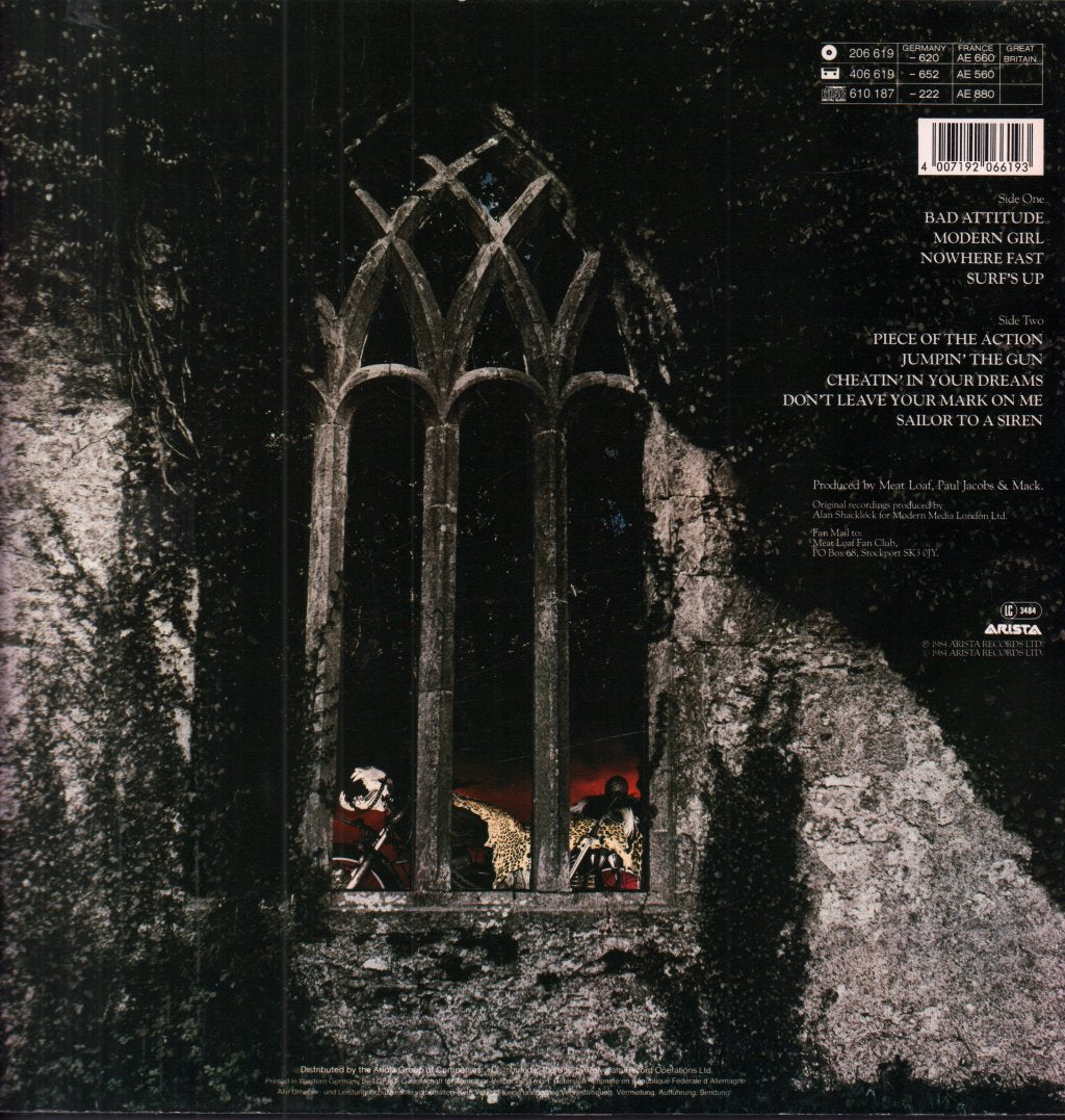 Meat Loaf - Bad Attitude - Lp