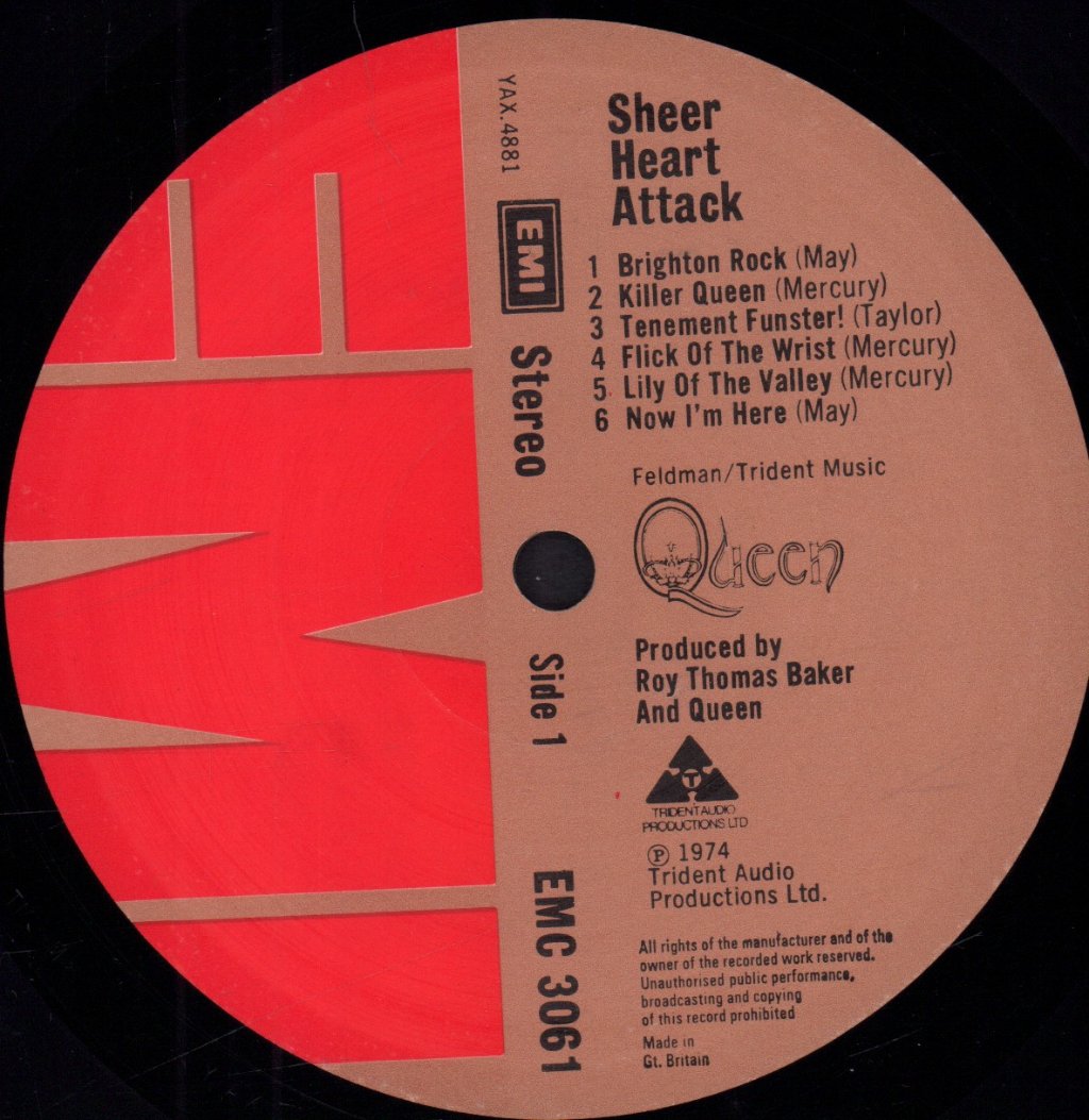 Queen - Sheer Heart Attack - Lp