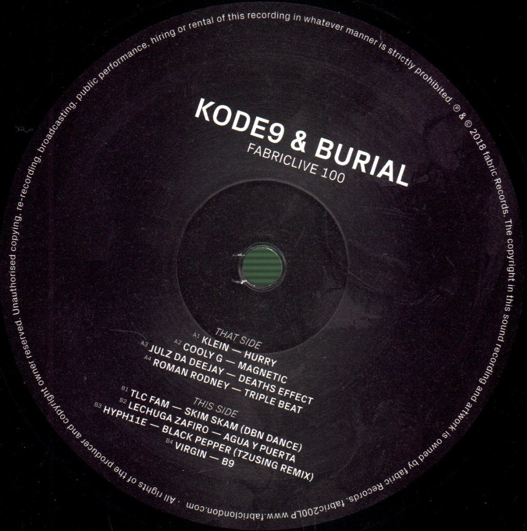 Kode9 And Burial - Fabriclive 100 - Lp Set