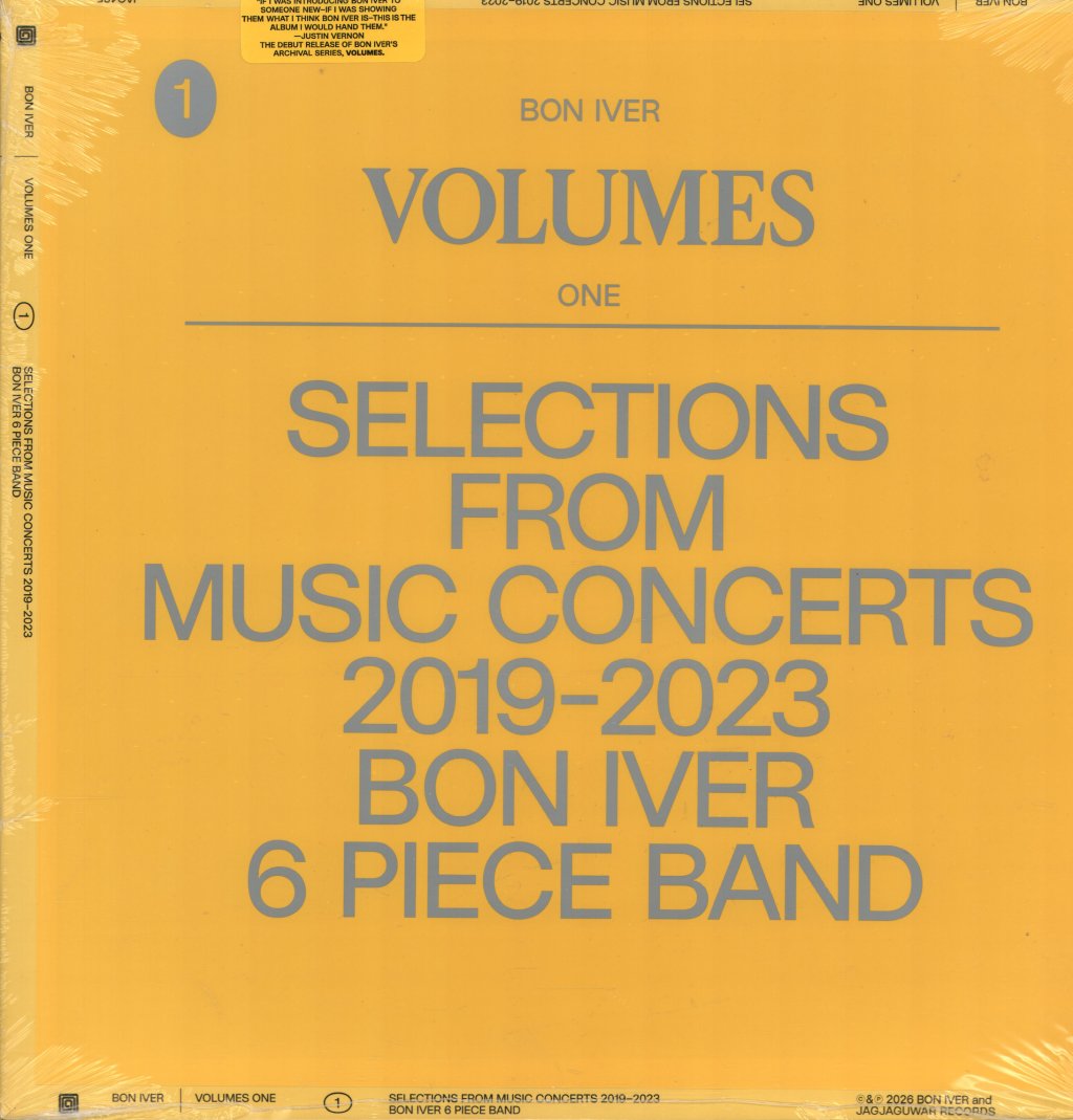 Bon Iver - VOLUMES: ONE - Lp