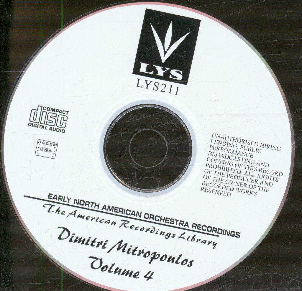 Orchestre Symphonique De Minneapolis, Dimitri Mitropoulis - Volume 4 a French Festival - Cd