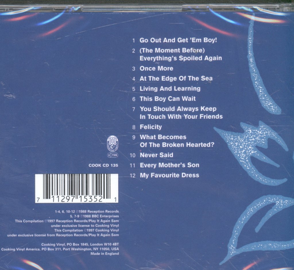 Wedding Present - Tommy 1985-1987 - Cd