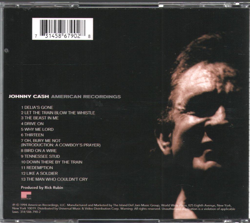 Johnny Cash - American Recordings - Cd
