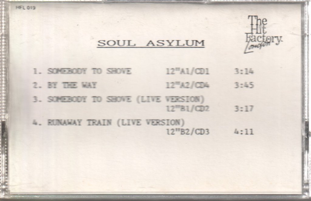 Soul Asylum - Somebody To Shove - Cassette