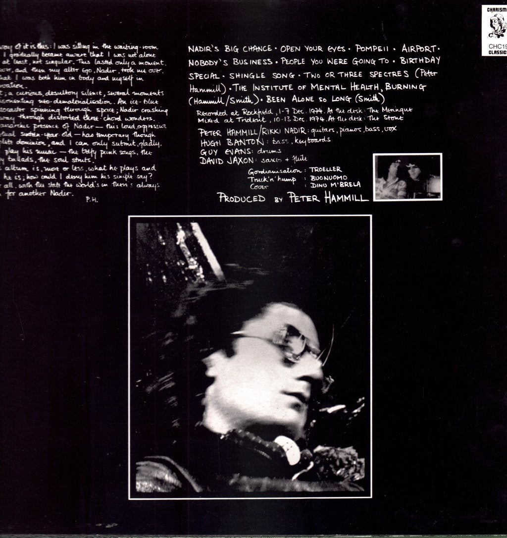 Peter Hammill - Nadir's Big Chance - Lp