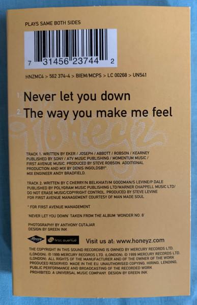 Honeyz - Never Let You Down - Cassette