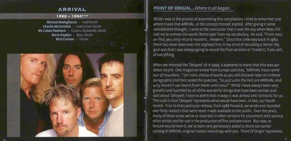 arrival (aor group) - Point Of Origin - Cd