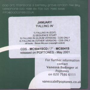 January - Falling In - Cd