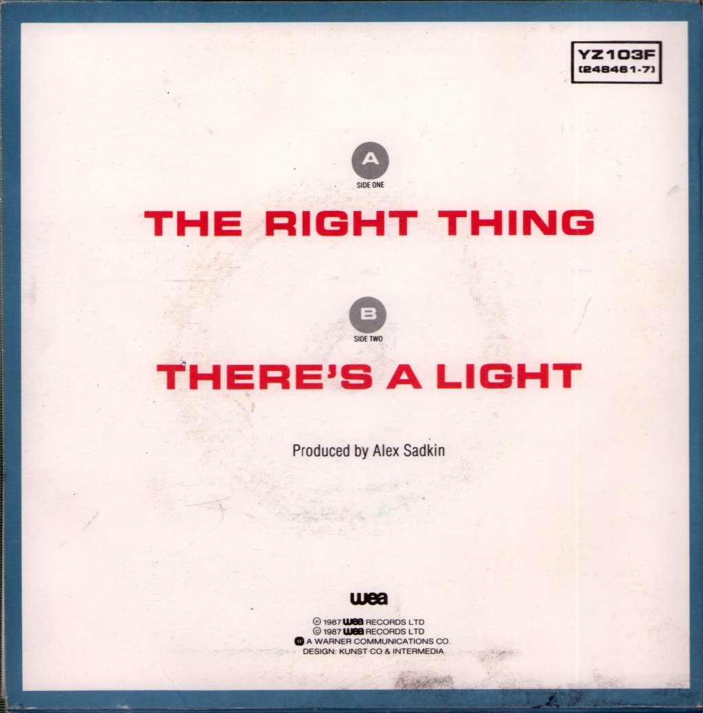 Simply Red - Right Thing - Double 7 Inch
