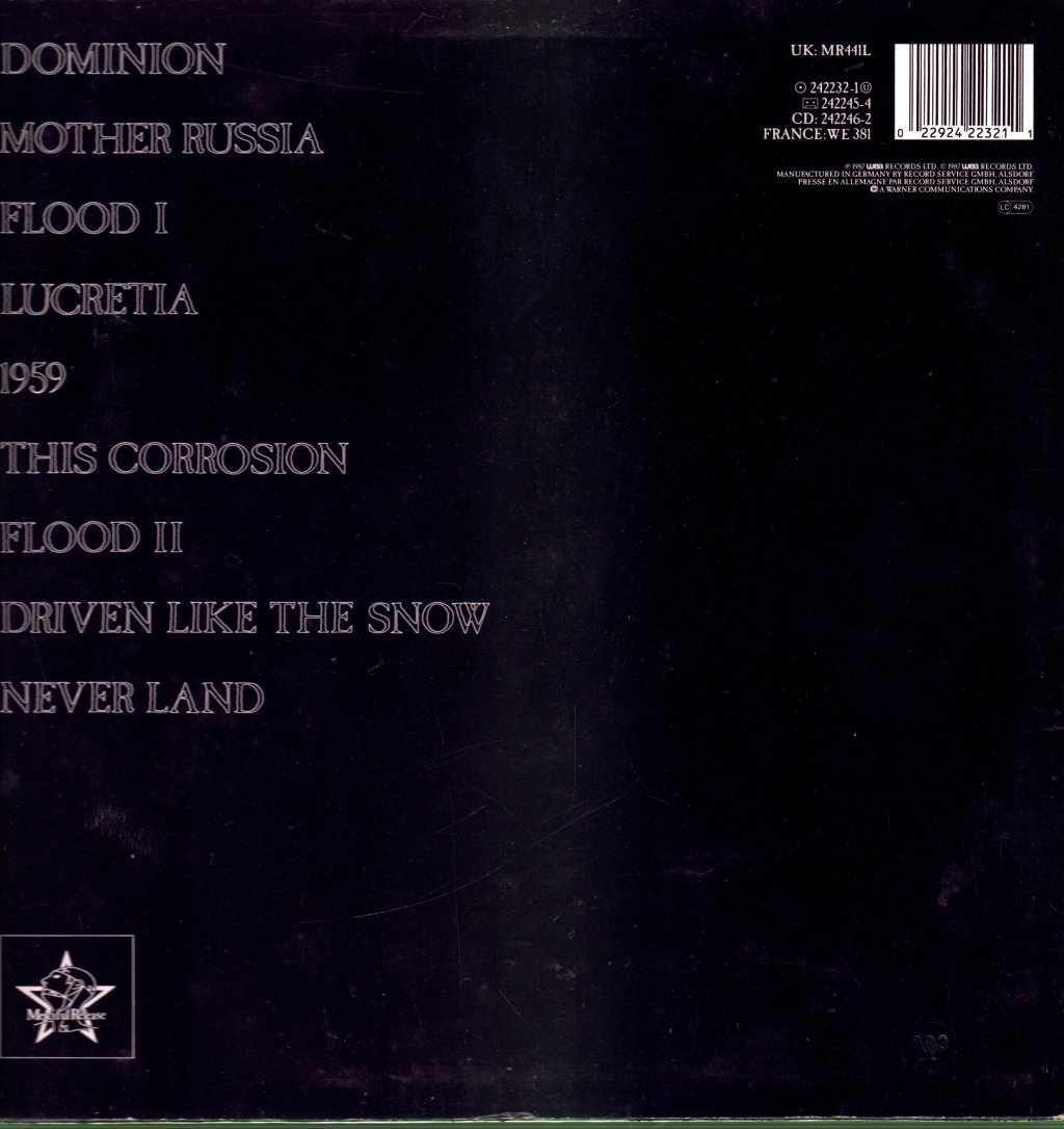 Sisters Of Mercy - Floodland - Lp