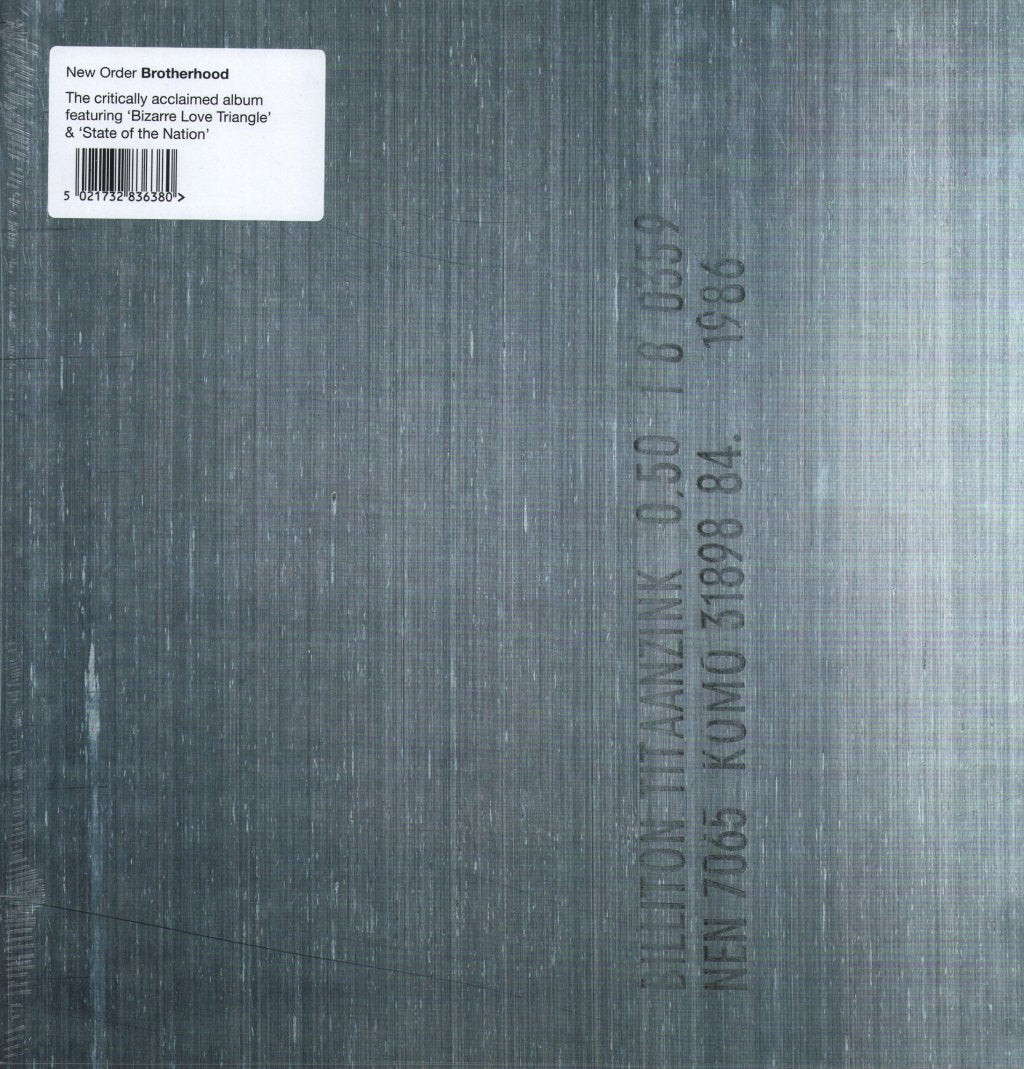 New Order - Brotherhood - Lp