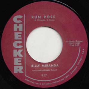 Billy Miranda - Run Rose - 7 Inch
