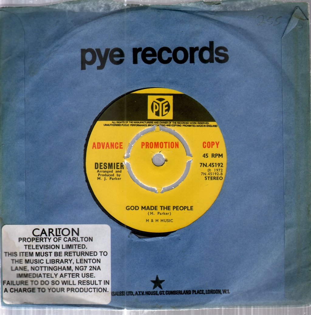 Desmier - Love Is A Many Splendoured Thing - 7 Inch