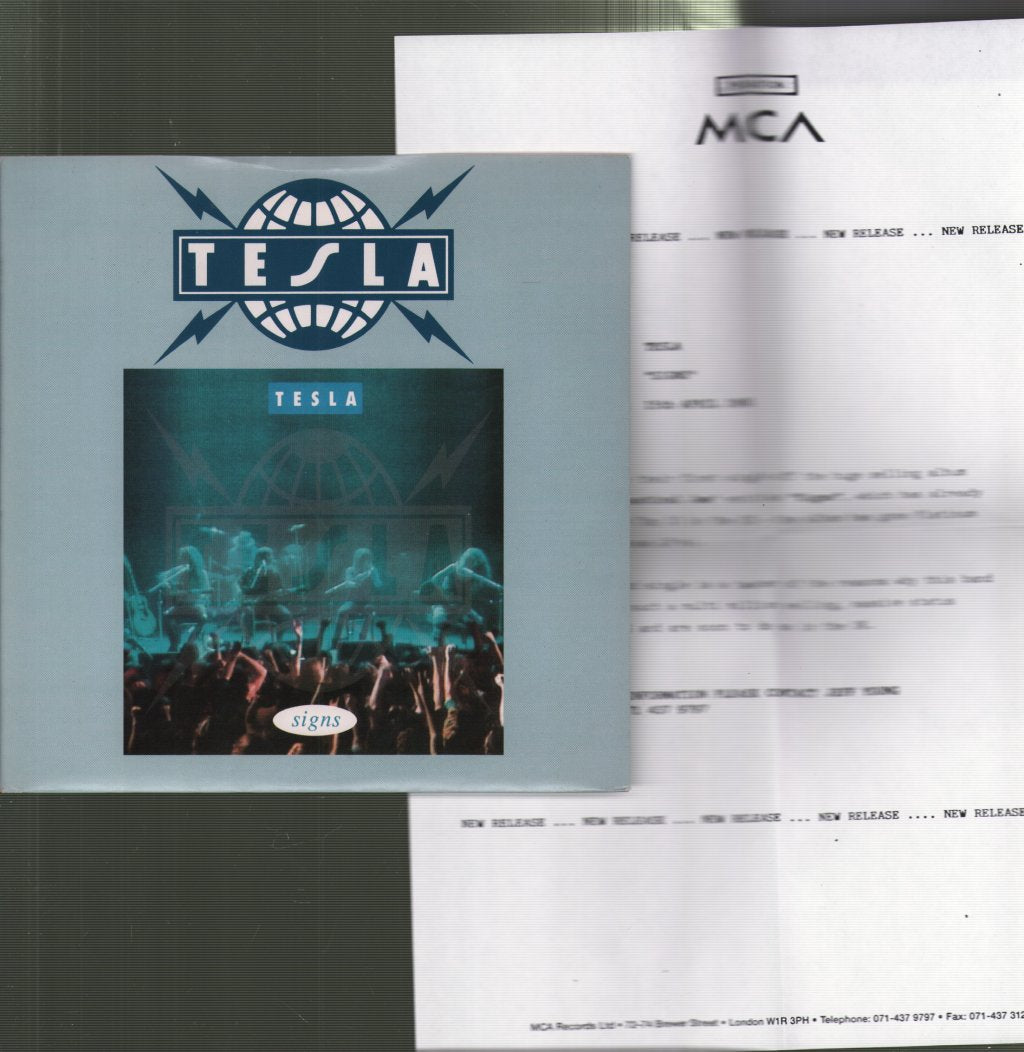 Tesla - Signs - 7 Inch