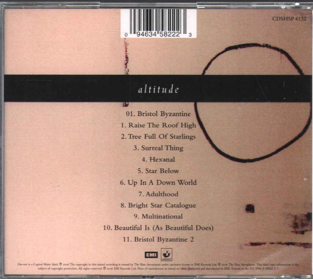 Blue Aeroplanes - Altitude - Cd