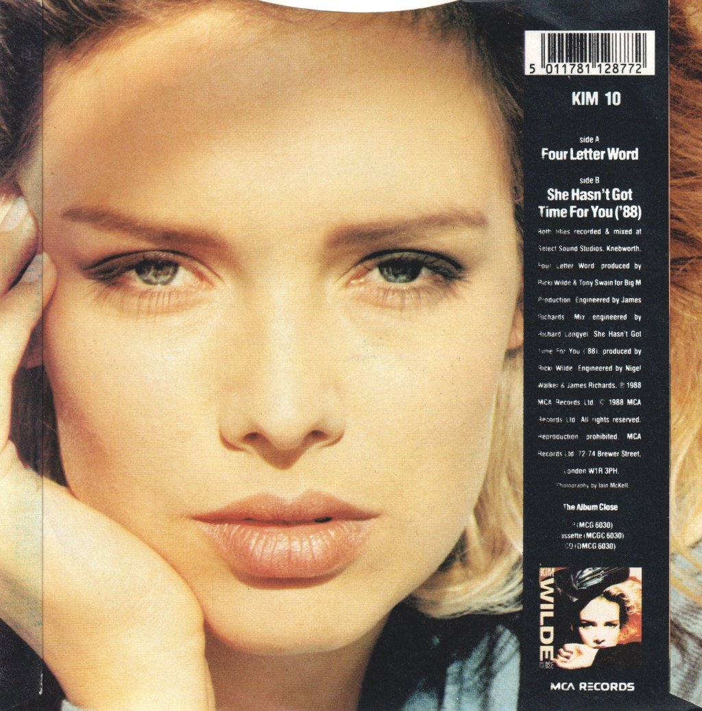 Kim Wilde - Four Letter Word - 7 Inch