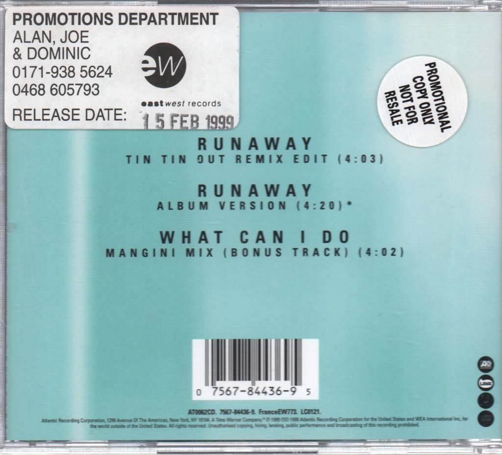 Corrs - Runaway - Cd