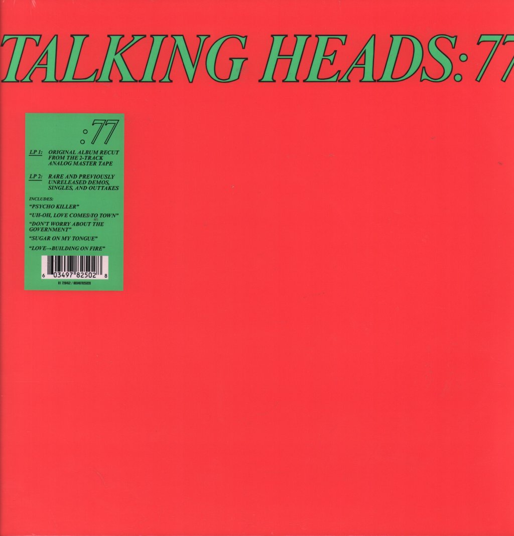 Talking Heads - Talking Heads: 77 - Double Lp